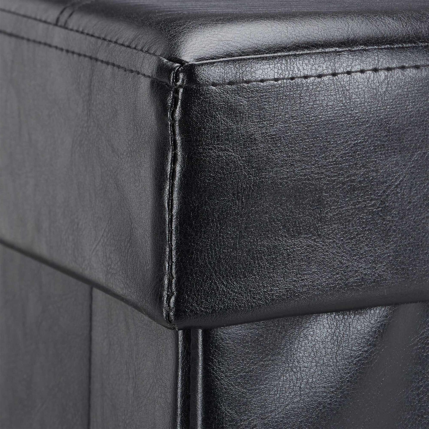 Corner stool with storage space