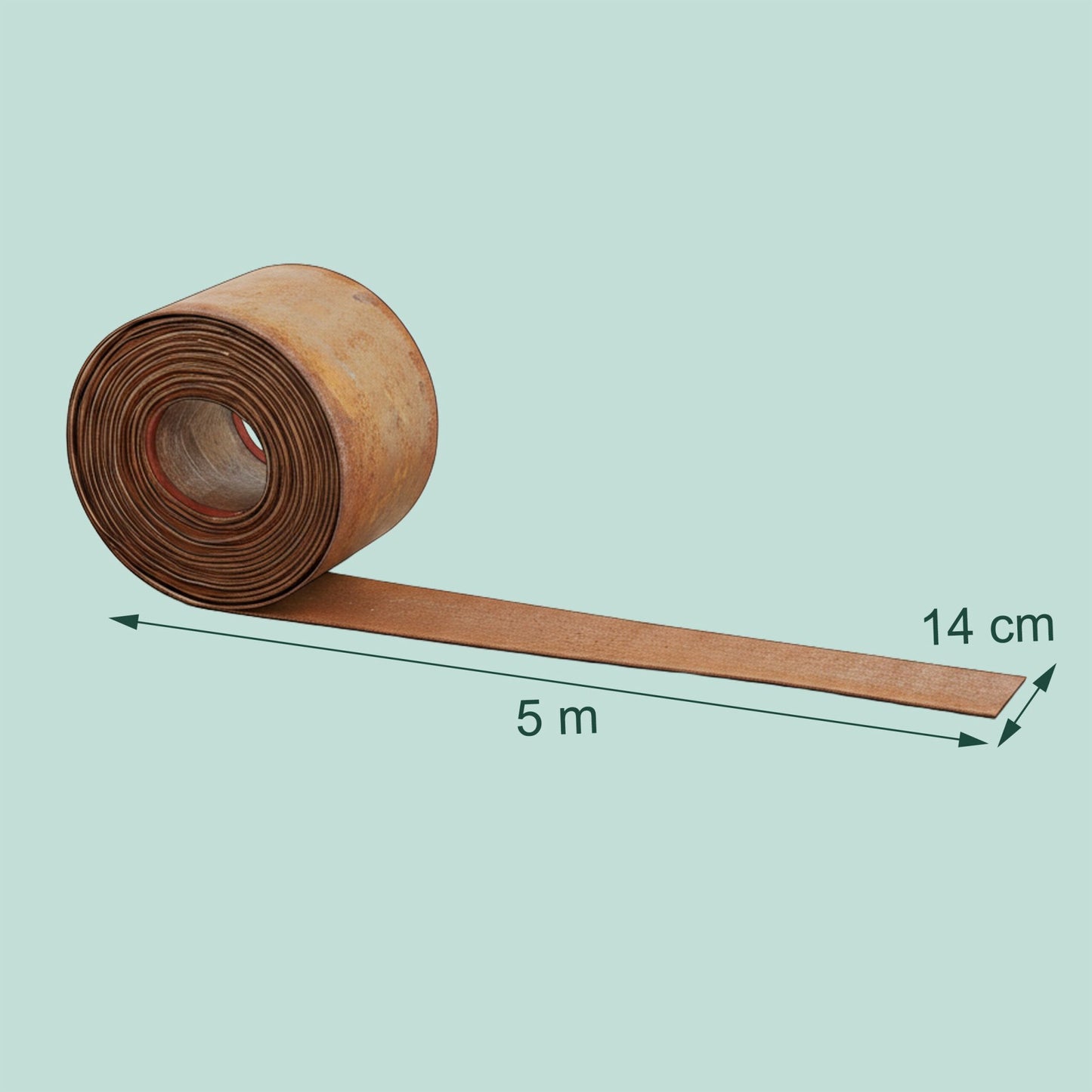 Corten Steel Lawn Edging – Flexible Garden Border