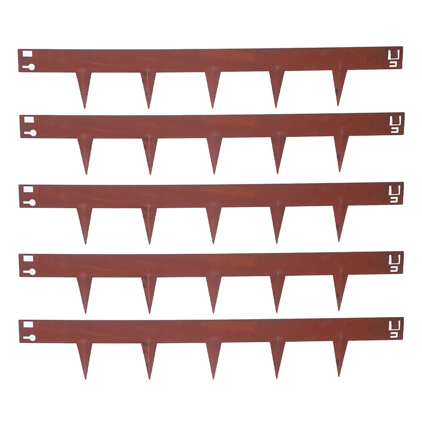 Corten Steel Lawn Edging – Flexible Garden Border