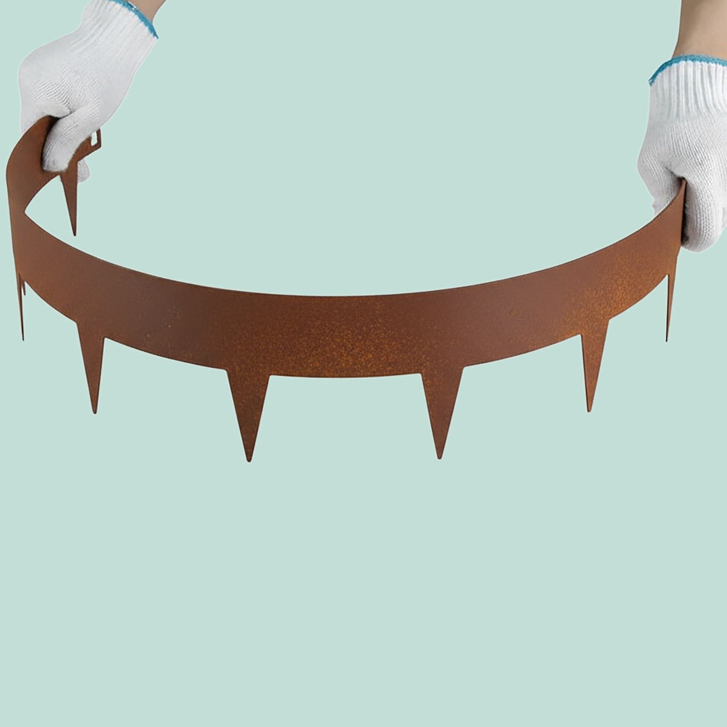 Corten Steel Lawn Edging – Flexible Garden Border