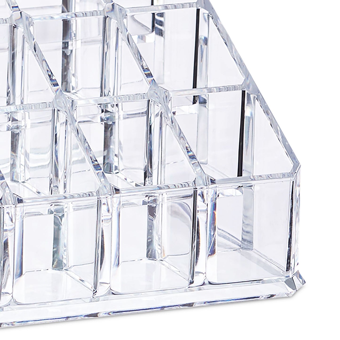 Cosmetic holder in acrylic
