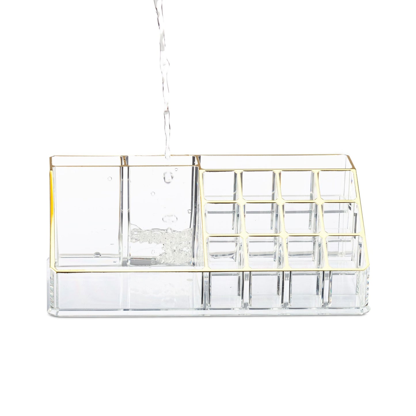 Cosmetic holder in acrylic