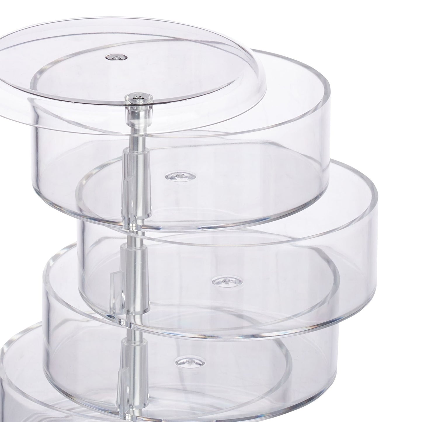 Cosmetic holder with rotating compartment