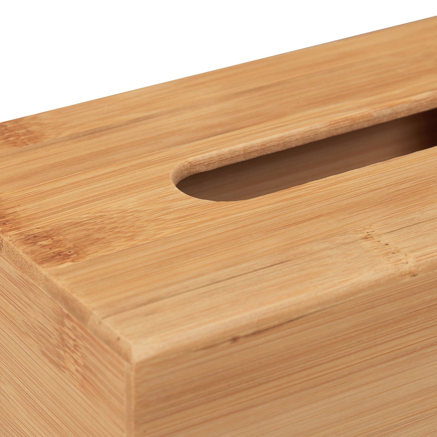 Cosmetic napkin box in bamboo