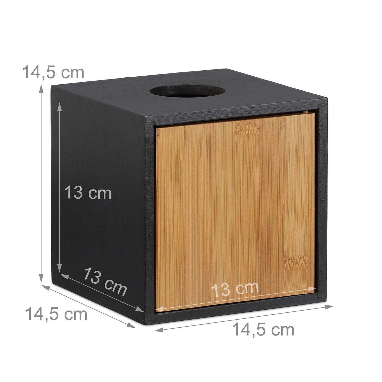Cosmetic paper box black