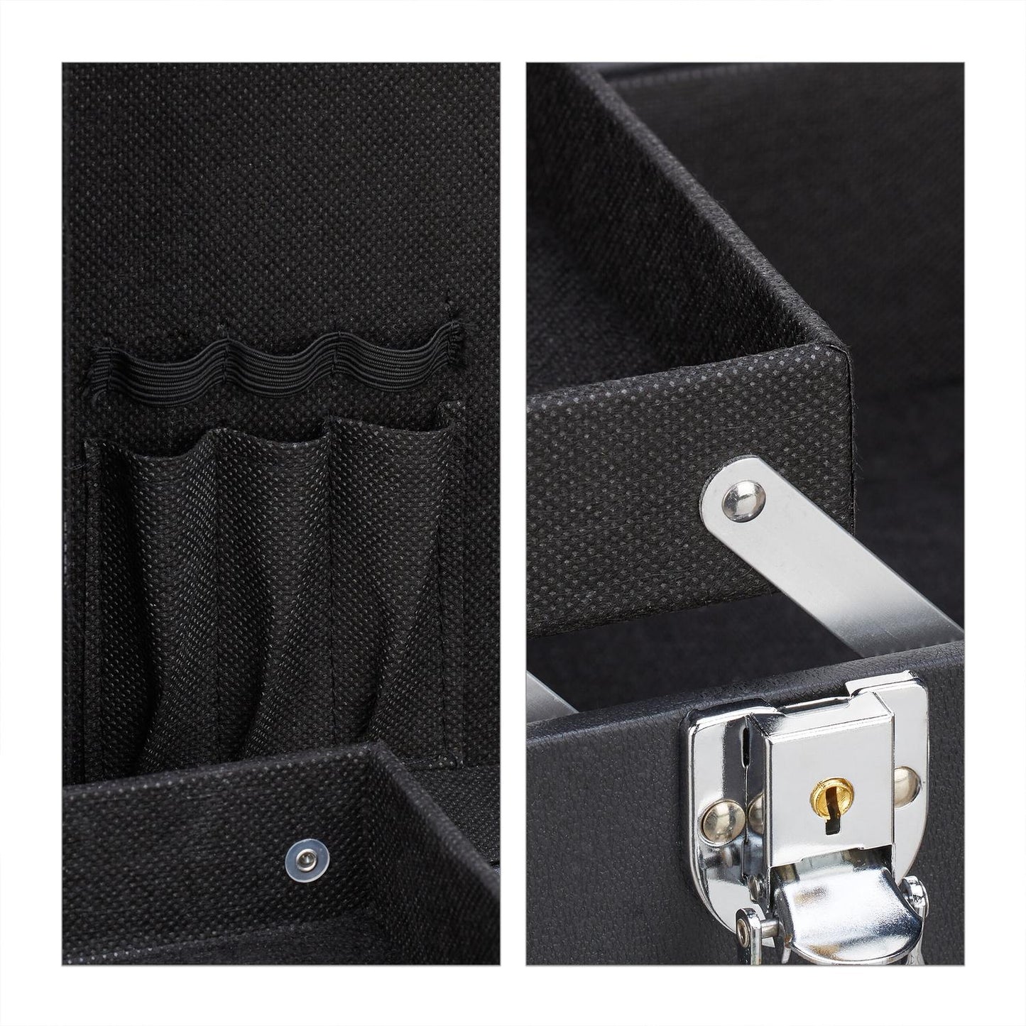 Cosmetics box with mirror
