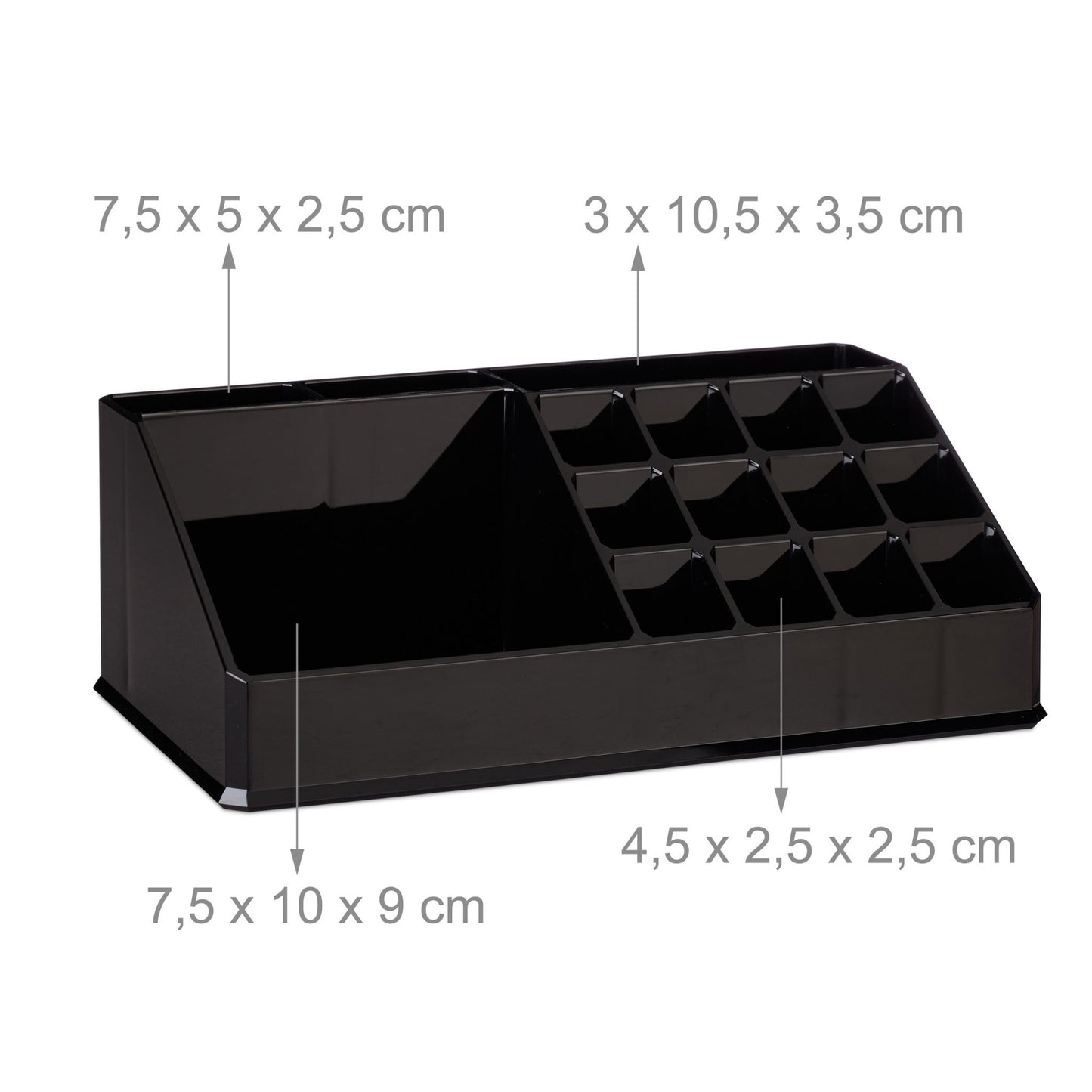 Cosmetics storage with 6 drawers