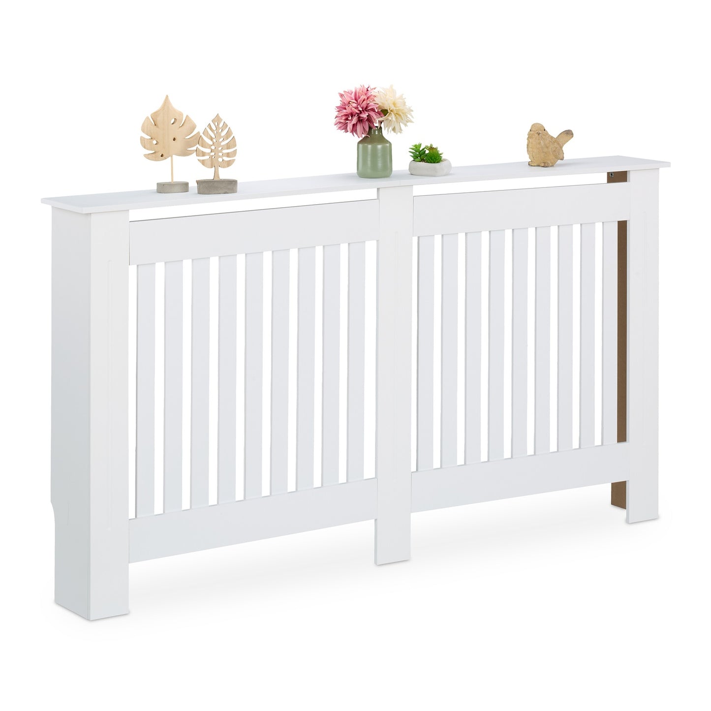 Cottage Style Radiator Cover with Slatted Design
