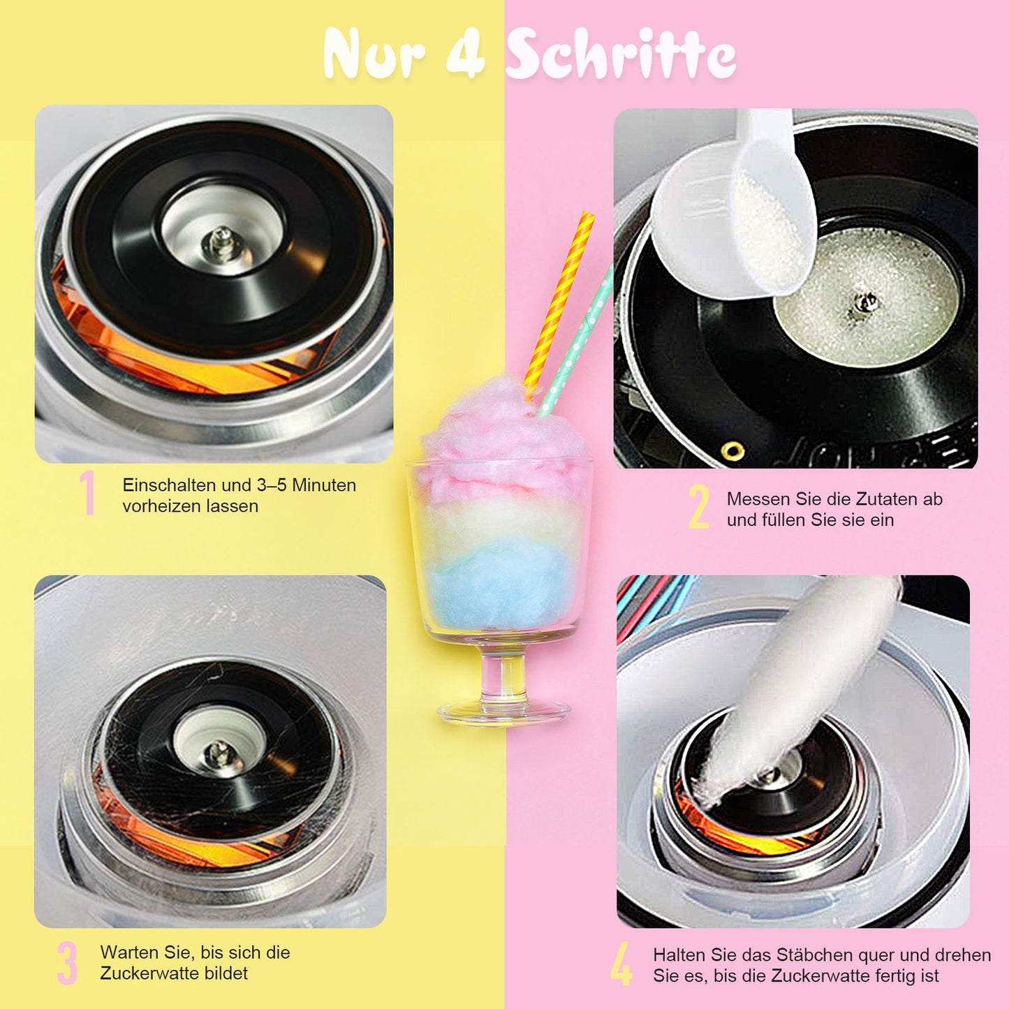 Cotton candy machine - Pink Candy Floss Maker