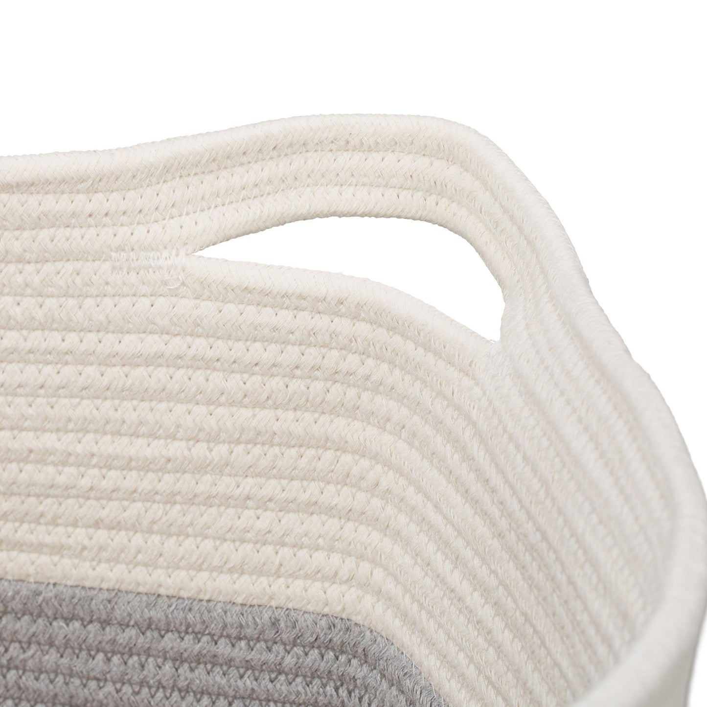 <p>Boho style cotton basket with handle offers both functionality and bohemian charm, perfect for organizing and decorating any room. Crafted from high-quality cotton, it's a durable, eco-friendly storage solution.</p>

<ul>
<li>Enhance your decor with a