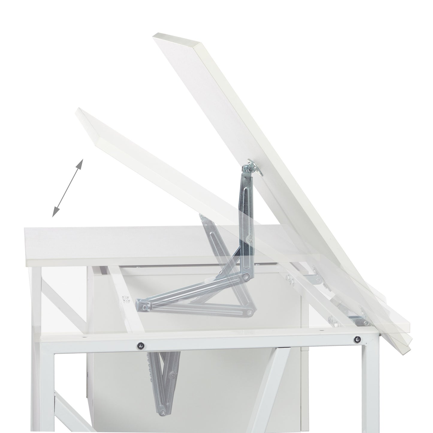 Coverable desk