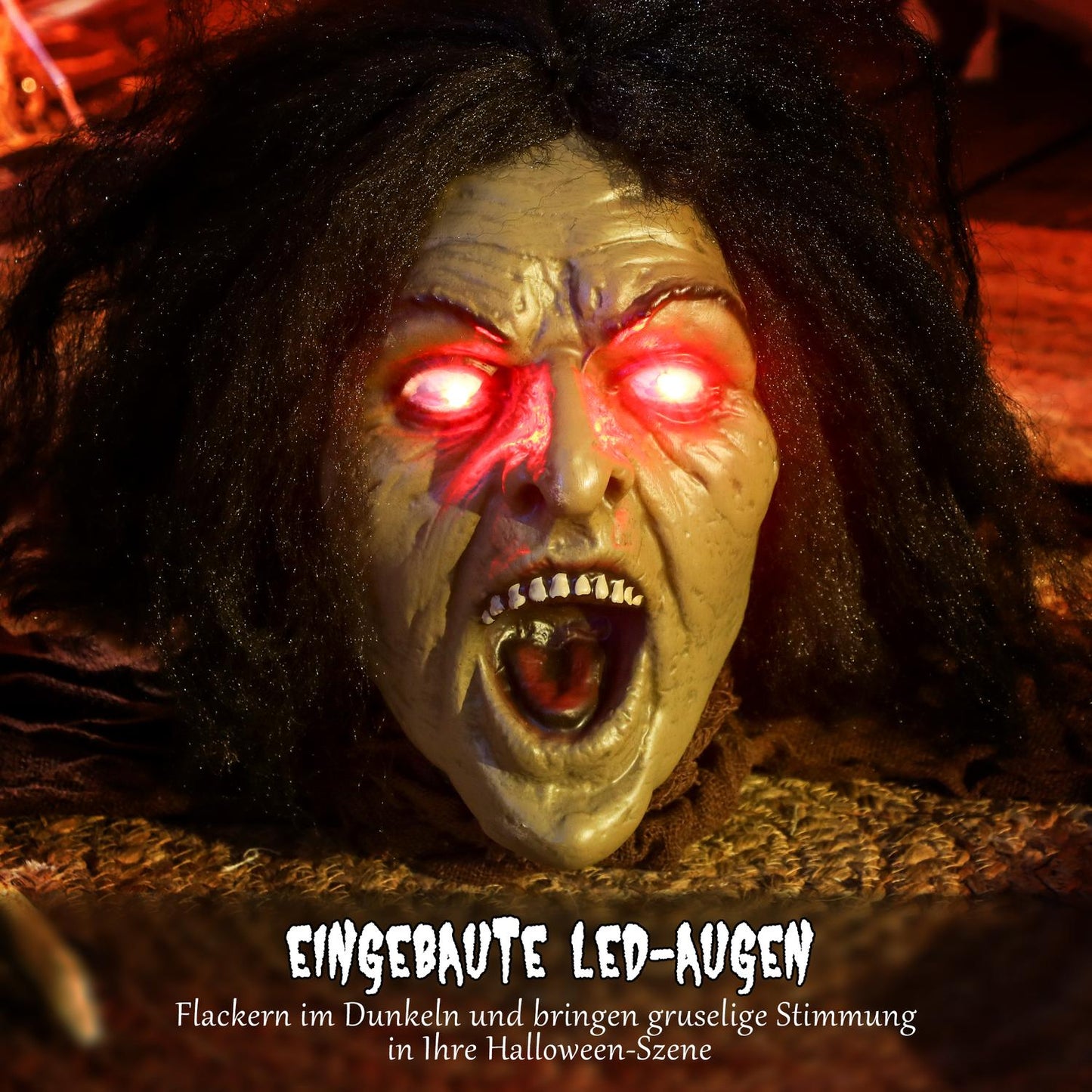 Crawling Zombie Decoration with Lights & Sound