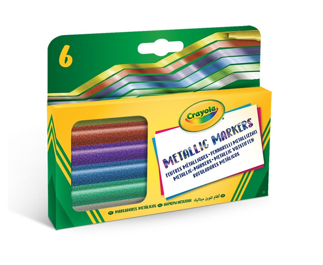 Crayola 6 Metallic Markers