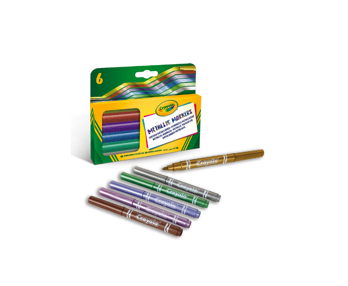 Crayola 6 Metallic Markers
