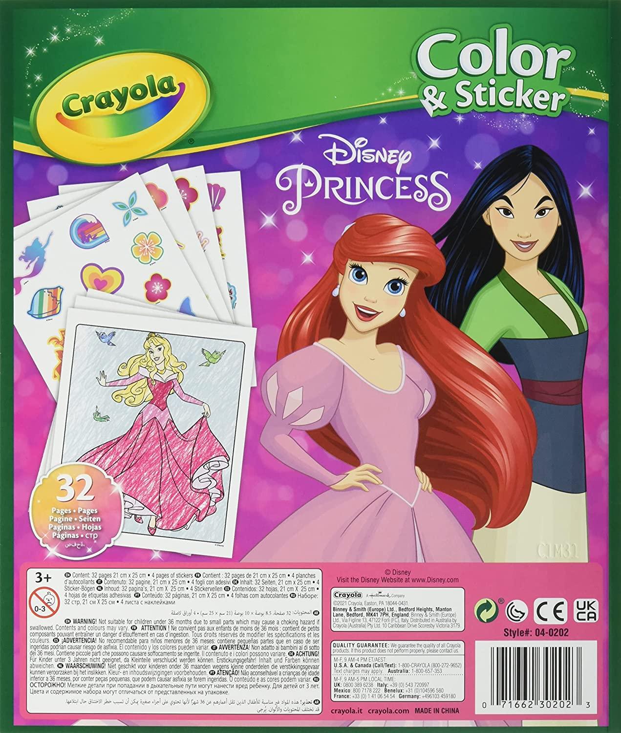 Crayola Color & Sticker Book Princesses (English)