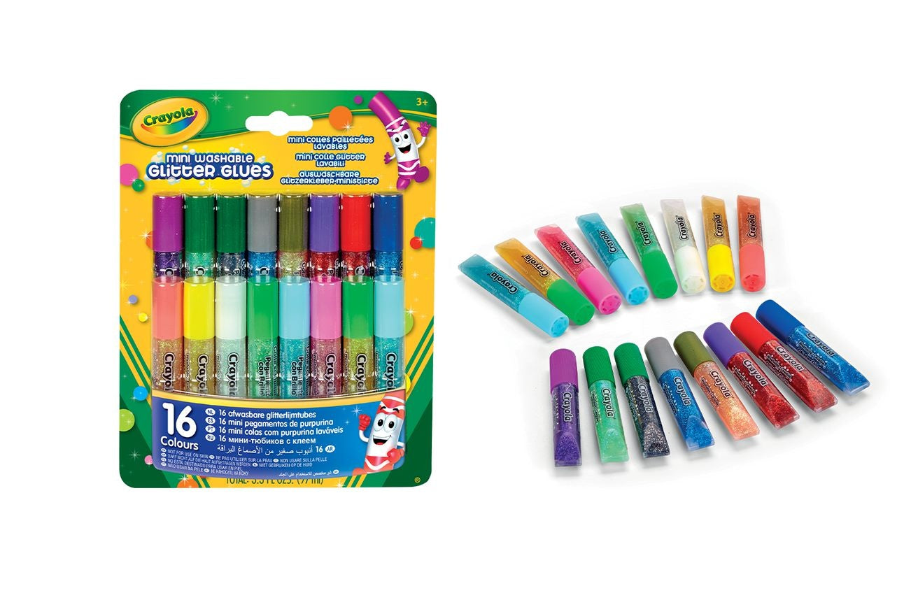 Crayola Glitter Glues, 16 Pcs