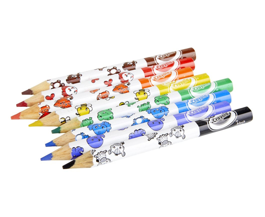 Crayola Minikids Jumbo Decorated Pencils, 8 Pcs