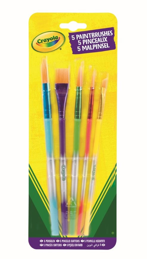 Crayola Paint Brushes, 5 Pcs