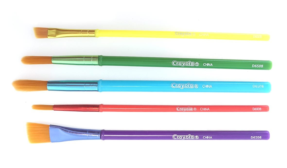 Crayola Paint Brushes, 5 Pcs