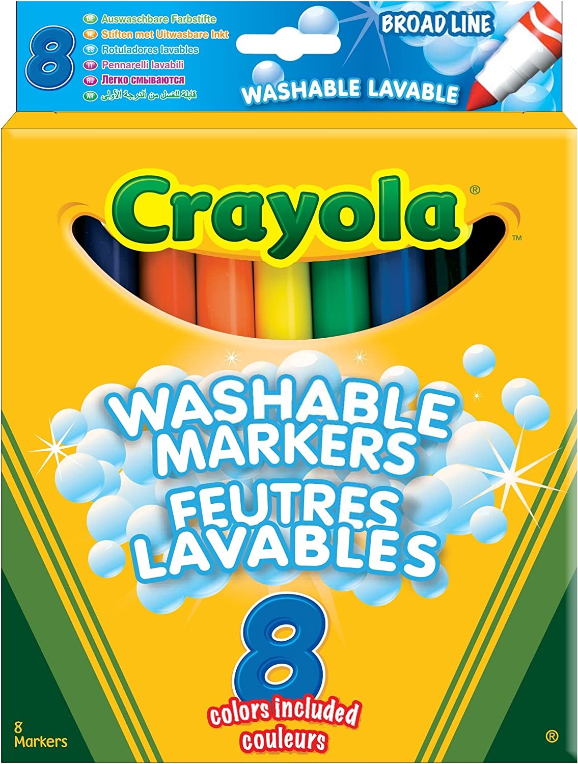 Crayola Ultraclean 8 Super Washable Markers