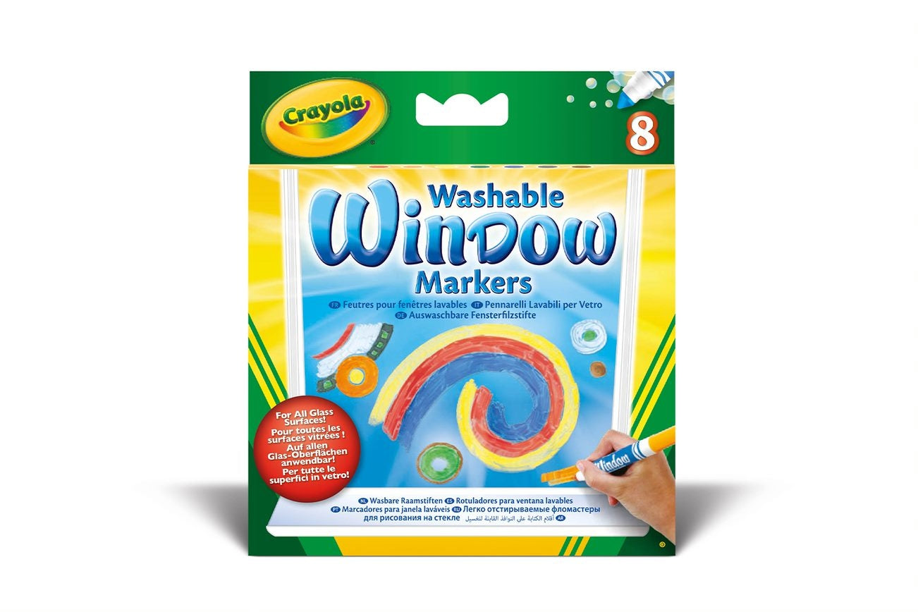 Crayola Window Markers, 8 Pcs