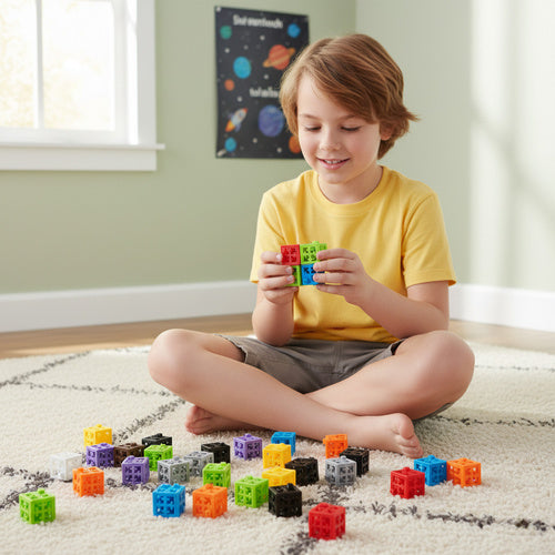 Creative 3D Building Blocks, 160 Pcs, ABS Plastic