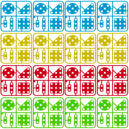 Creative Mosaic Toy Set with Screwdriver, 300 Pieces