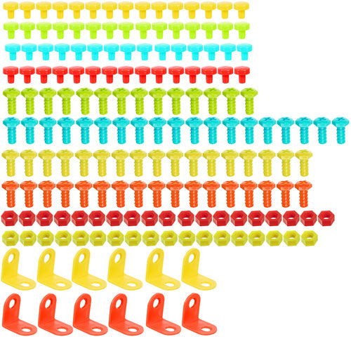 Creative Mosaic Toy Set with Screwdriver, 300 Pieces