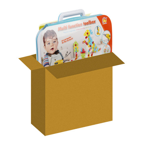 Creative Mosaic Toy Set with Screwdriver, 300 Pieces