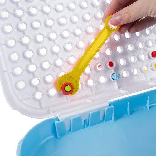 Creative Mosaic Toy Set with Screwdriver, 300 Pieces