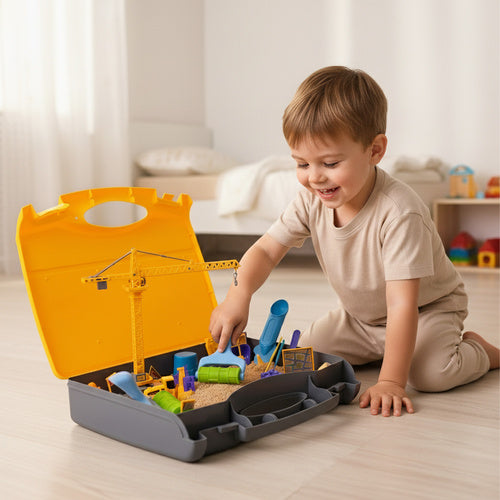 Creative Sand Construction Set with Mobile Sandbox