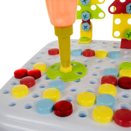 Creative mosaic with a screwdriver 22444