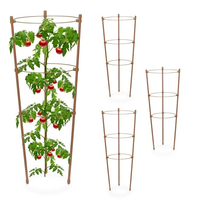 Creeper 45 cm Set of 4 brown