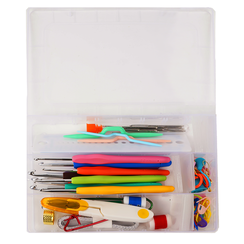 Crochet Kit, 113 Pieces, Includes Hooks and Accessories