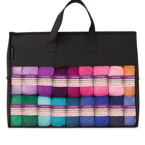 Crochet Kit, 113 Pieces, Includes Hooks and Accessories