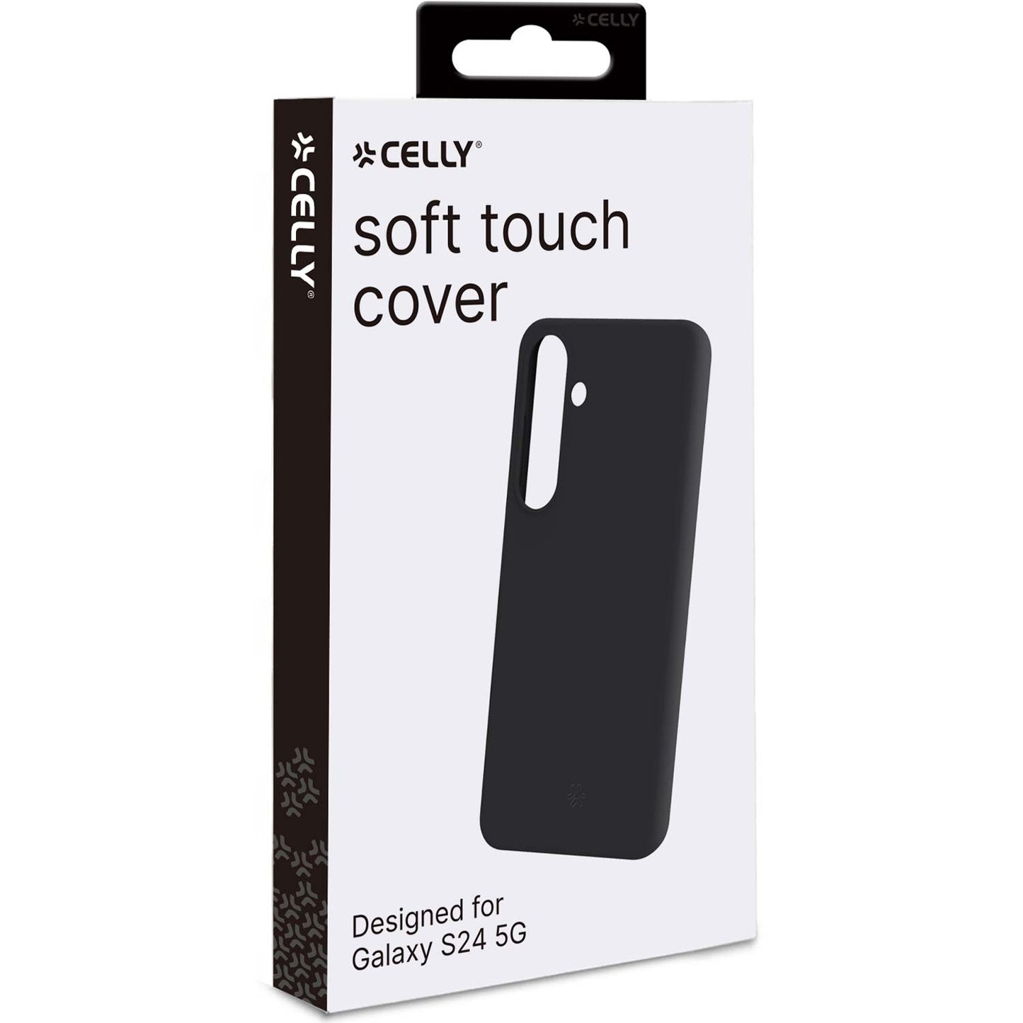 Cromo Soft rubber case Galaxy S24 5G Black
