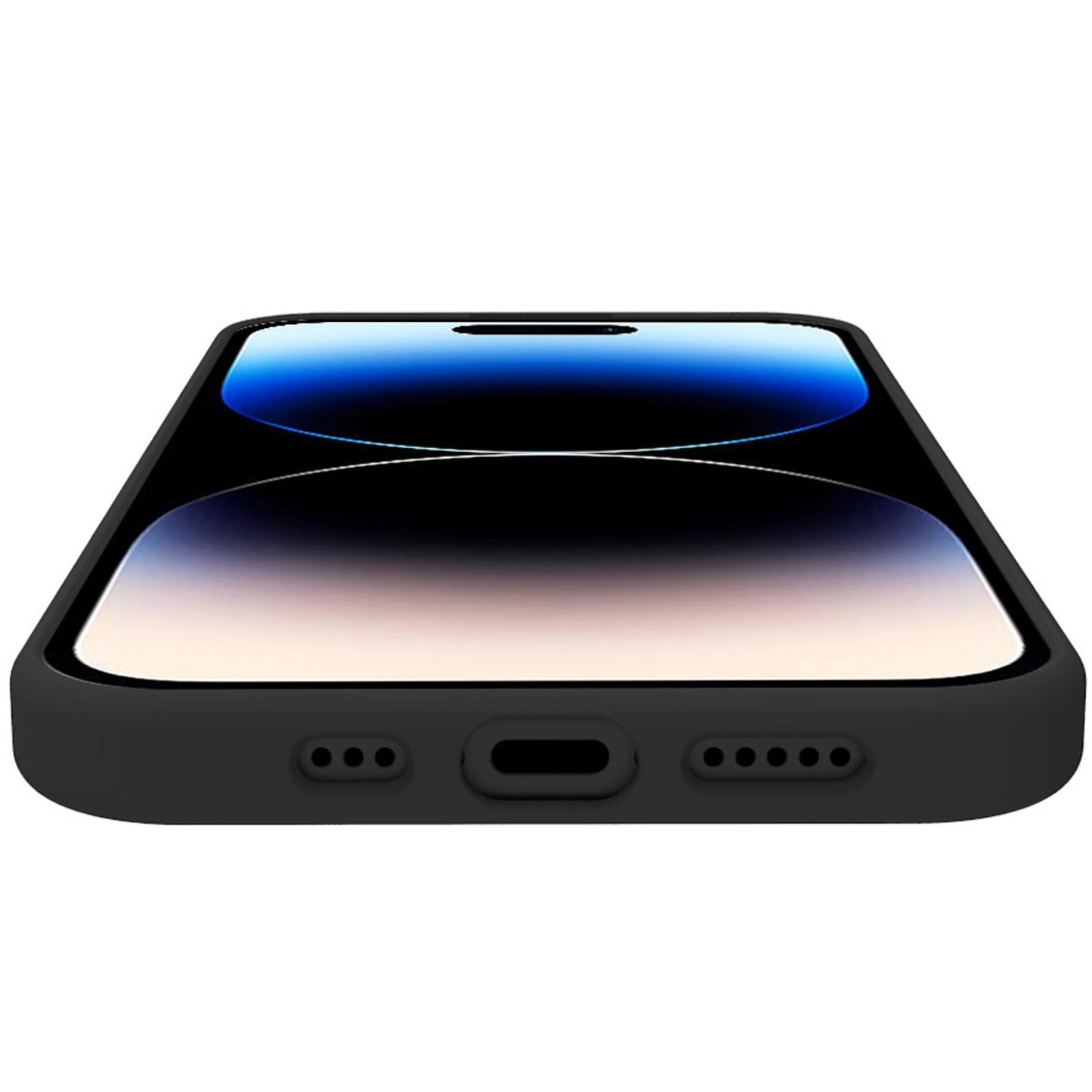 Cromo Soft rubber case iPhone 15 Pro Black