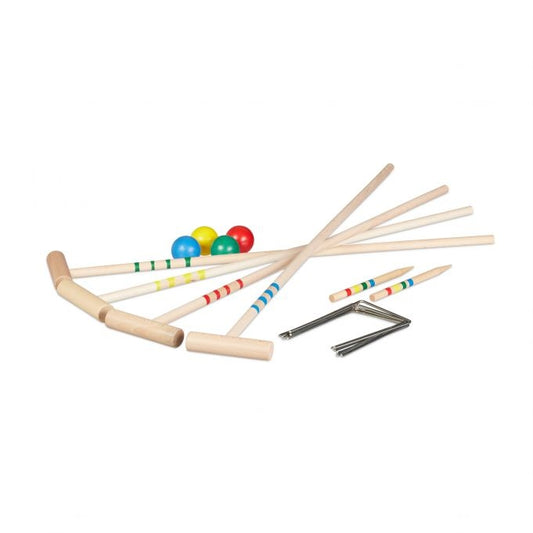 <p>Experience endless outdoor fun with this croquet set, perfect for family gatherings. Crafted from durable cherry wood, it ensures long-lasting play for both children and adults.</p>

<ul>
<li>Enjoy a complete croquet set for all ages, ideal for family