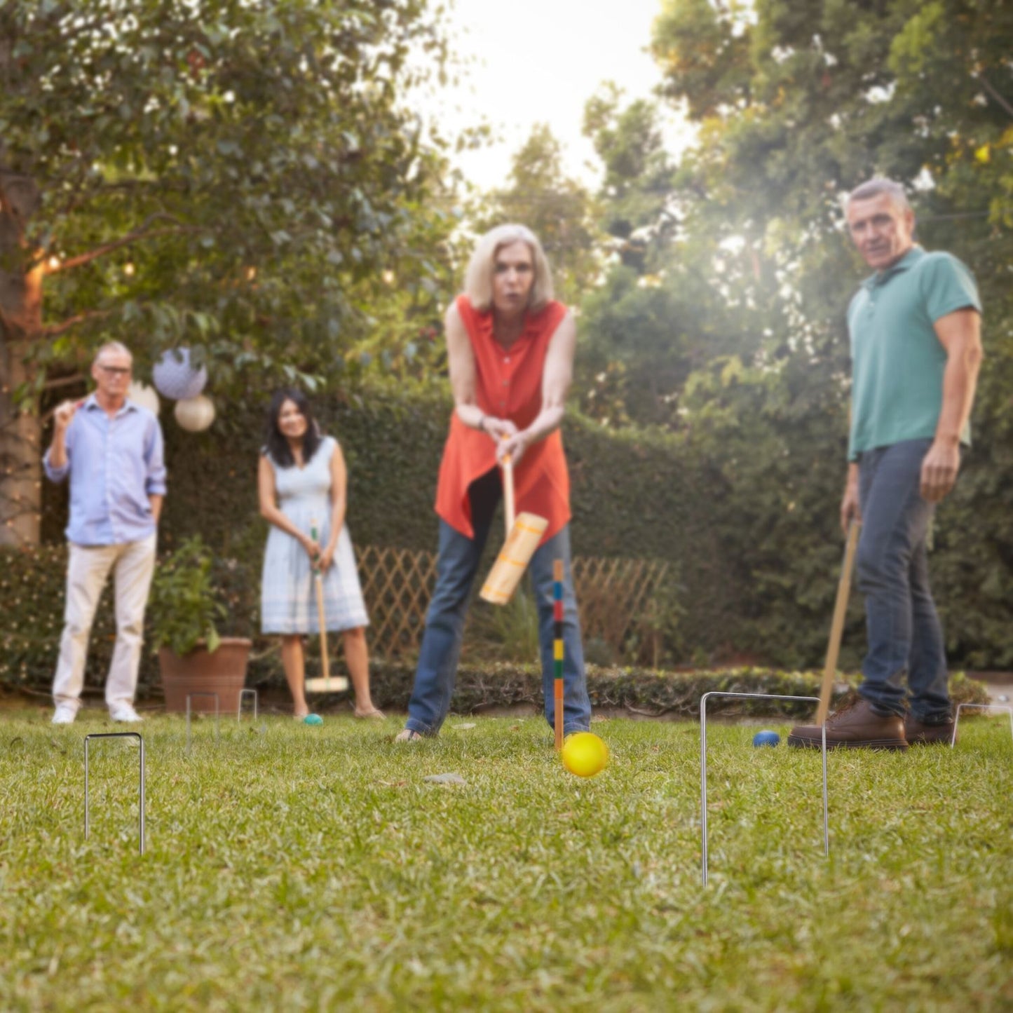 Croquet game for children and adults