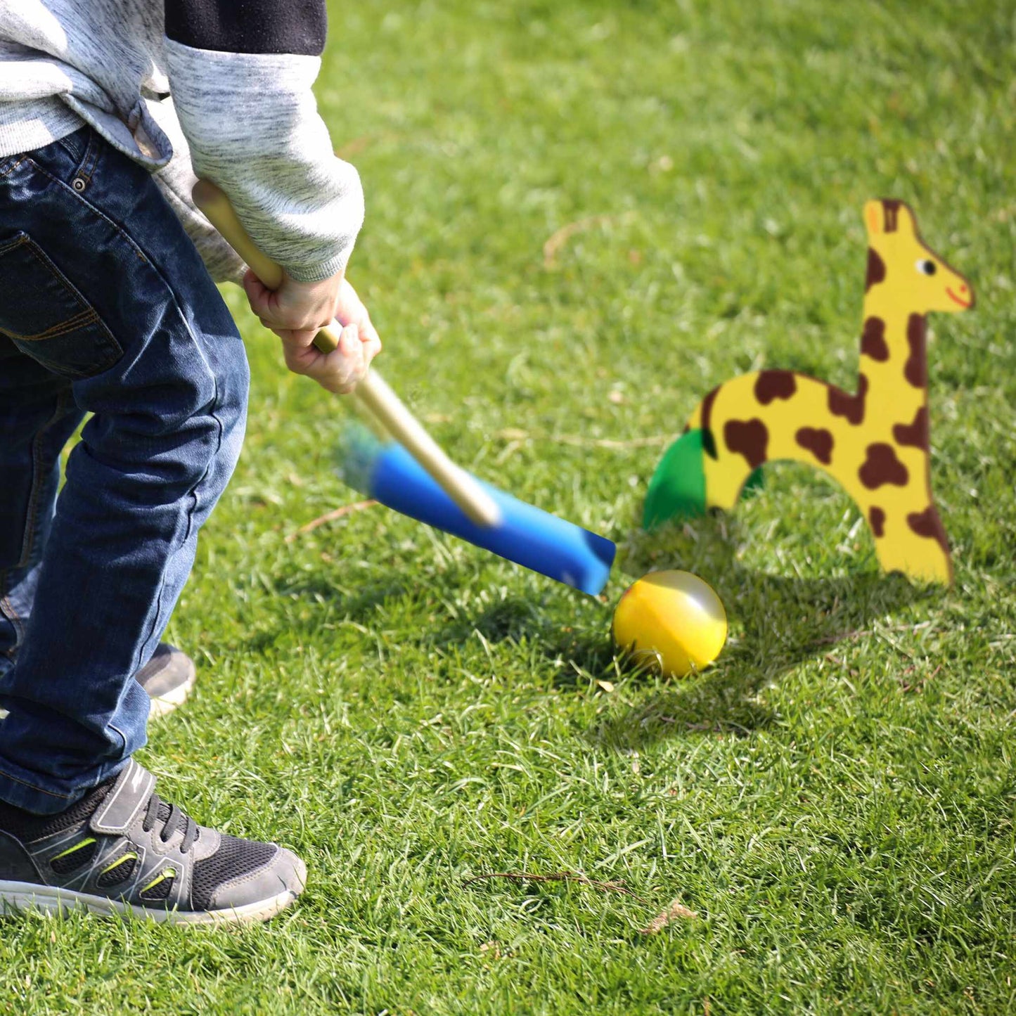 Croquet game for children in animal design