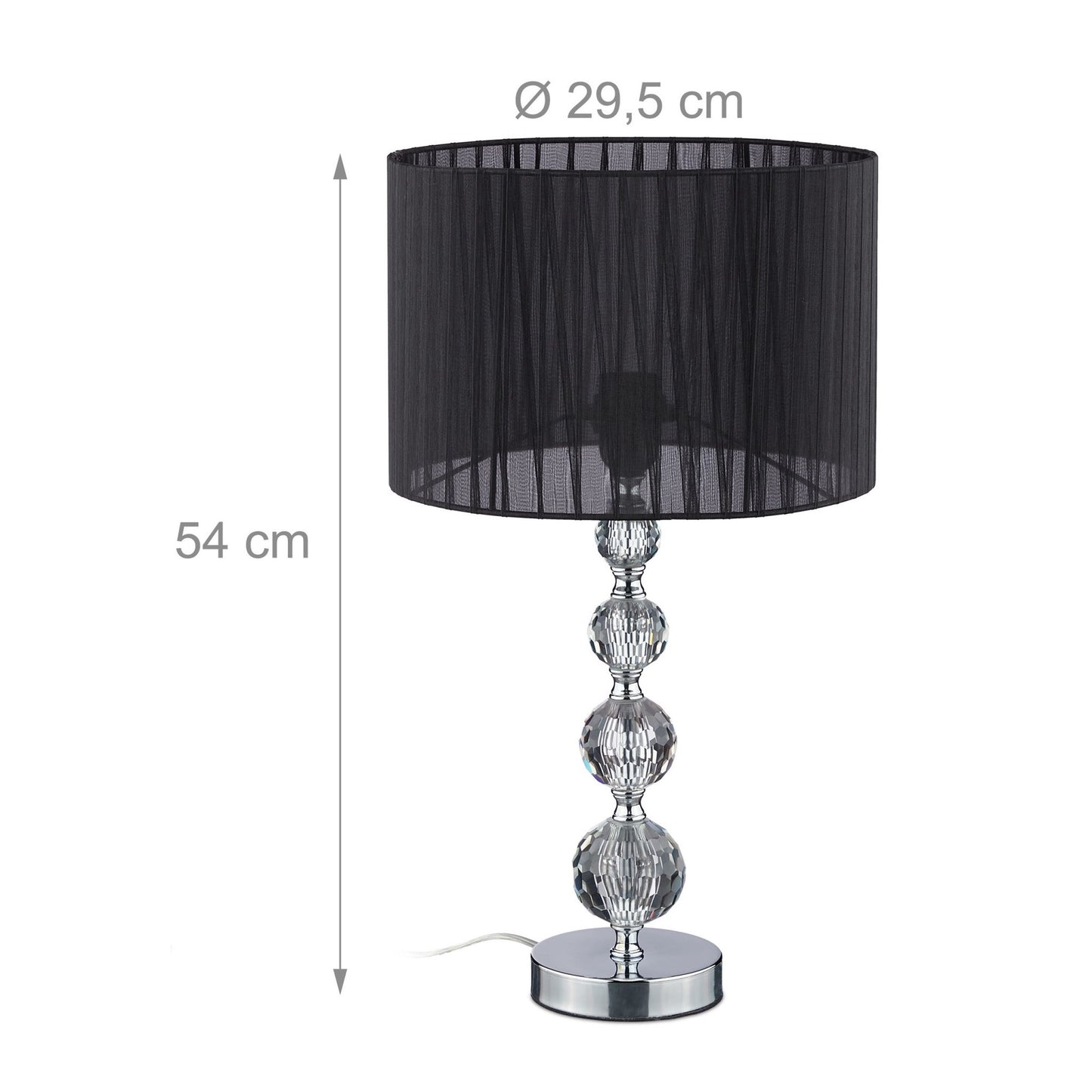 Crystal table lamp