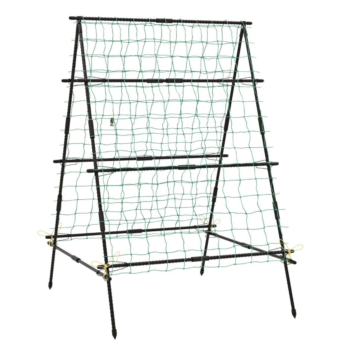 Cucumber Trellis with Net & Clips, PE-Coated Metal