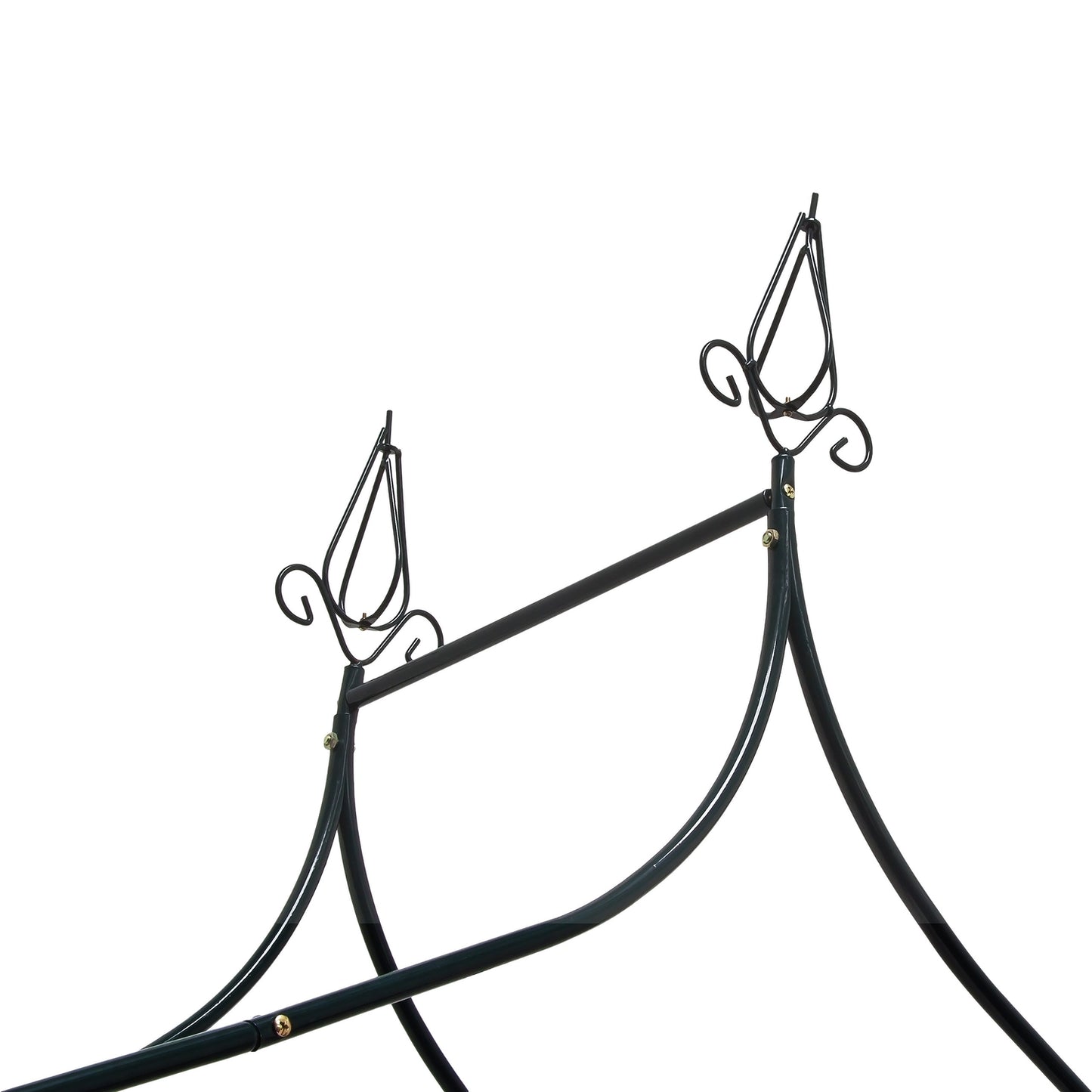 Curved Metal Rose Arch with Pointed Top