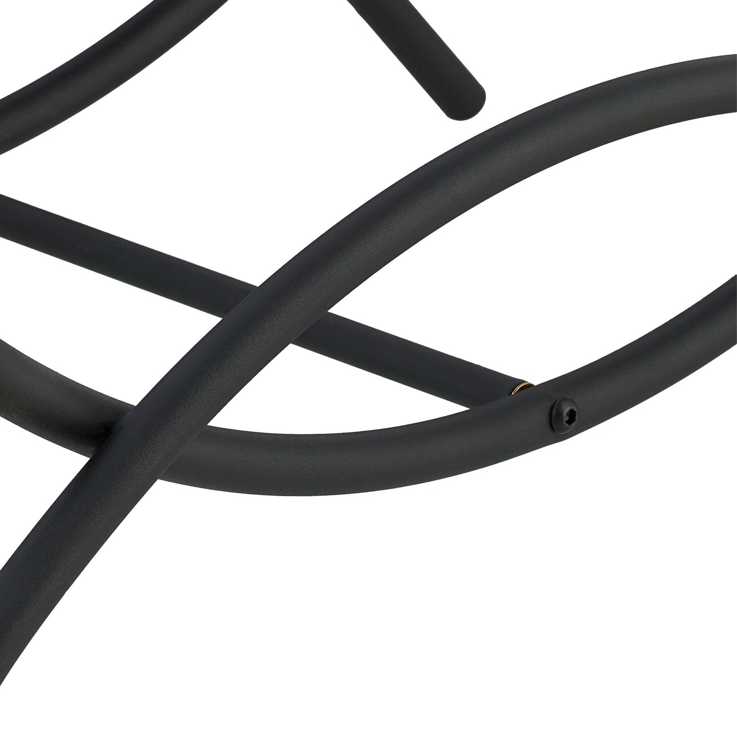 Curved Steel Firewood Basket – Black, Easy Carry