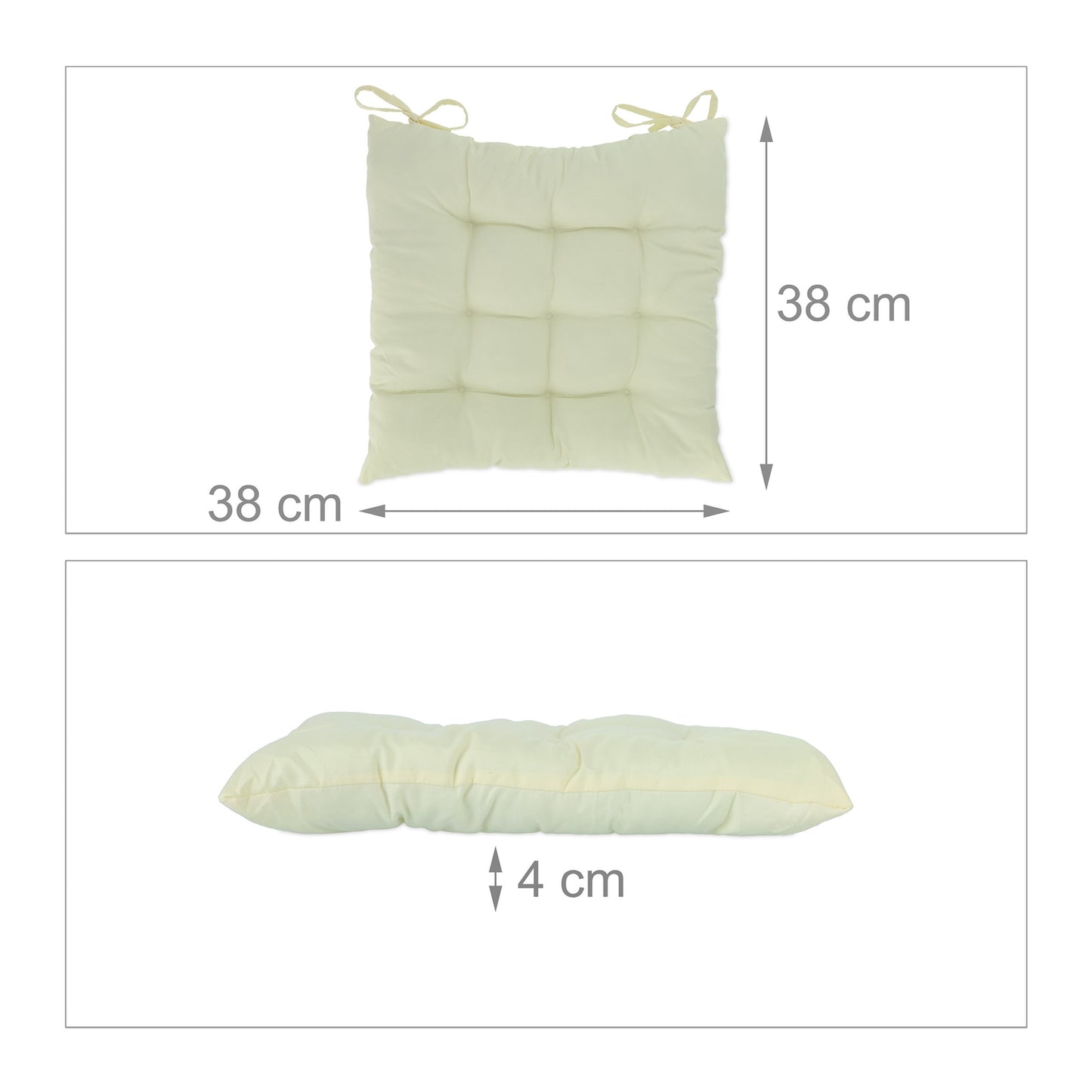 Cushion beige set of 4