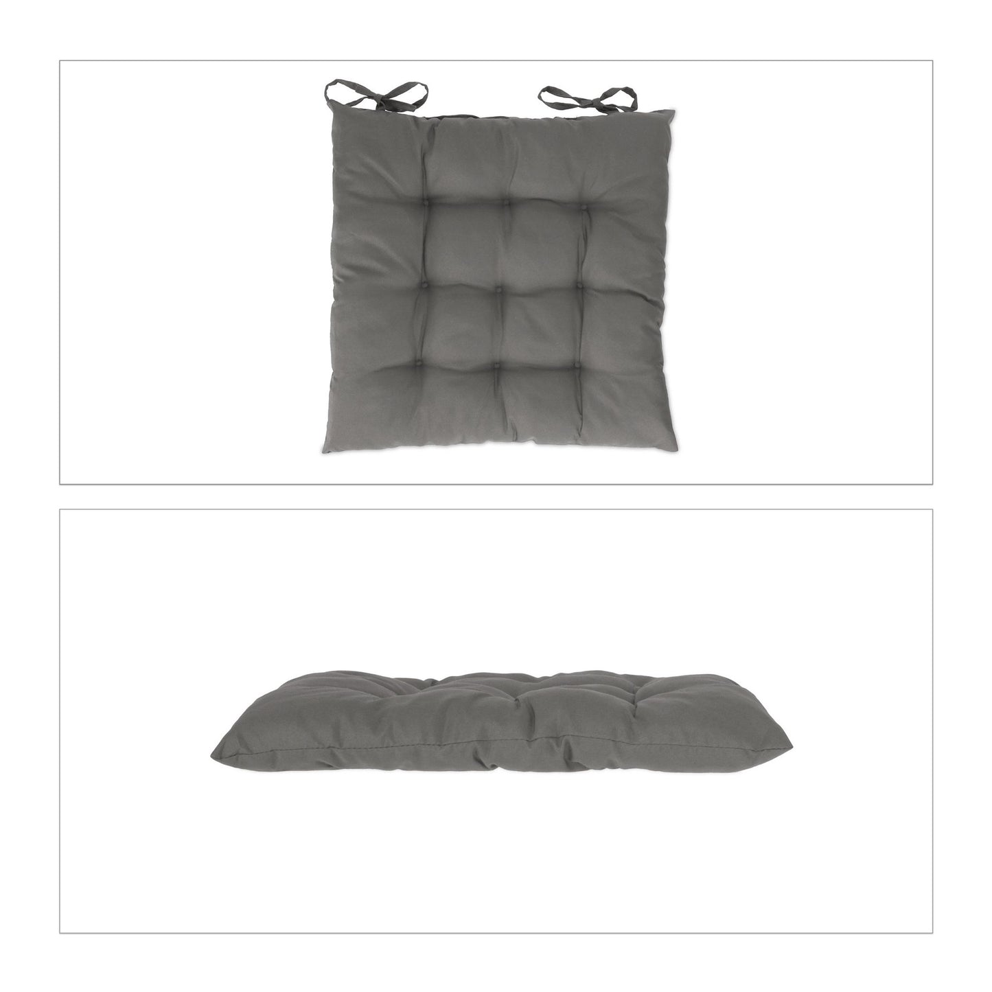 Cushion gray set of 4
