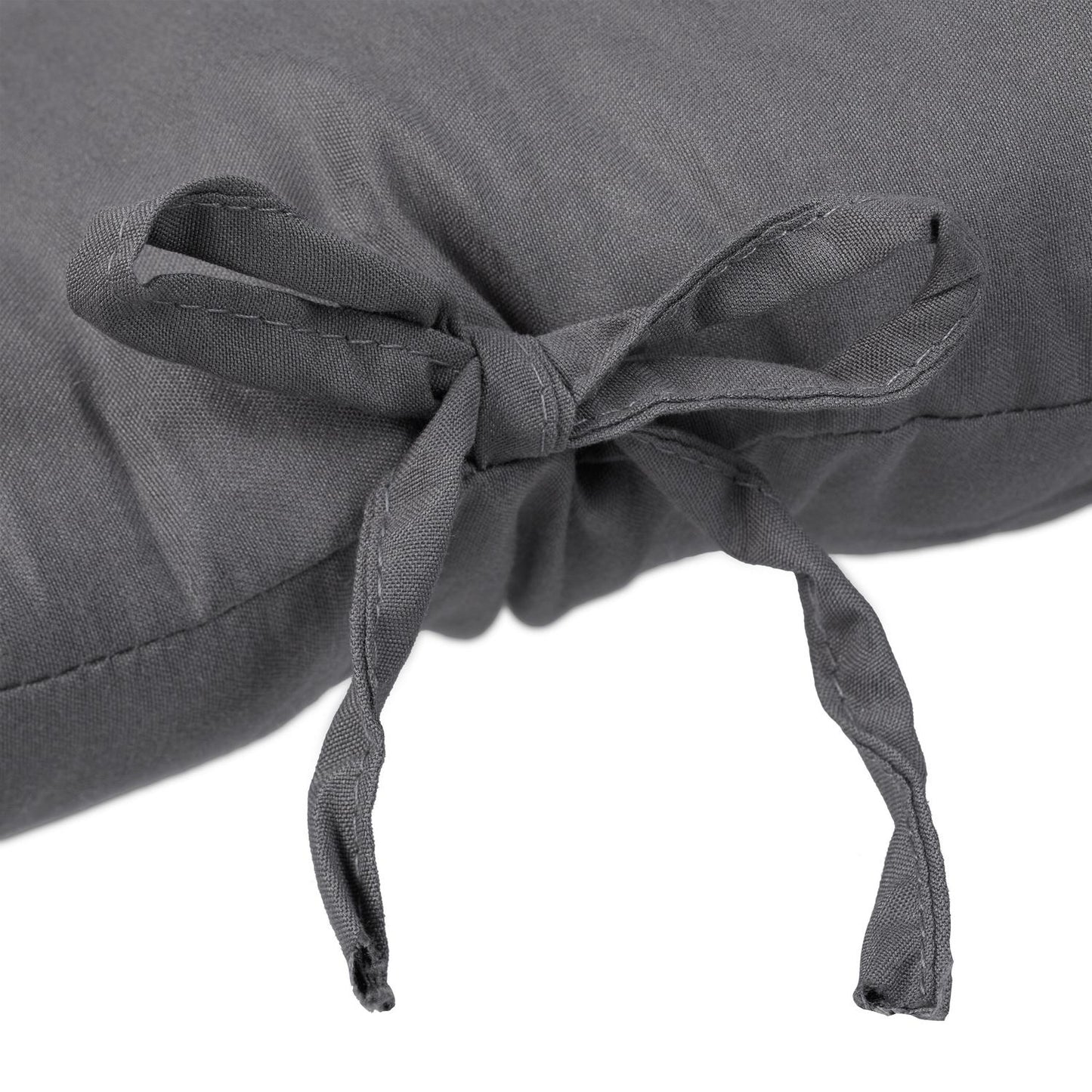 <p>Enhance your outdoor space with our elongated seat cushion, designed for balconies and gardens. This cushion combines comfort with style, featuring a classic gray hue that complements any setting.</p>

<ul>
<li>Enjoy optimal comfort with soft foam rubb