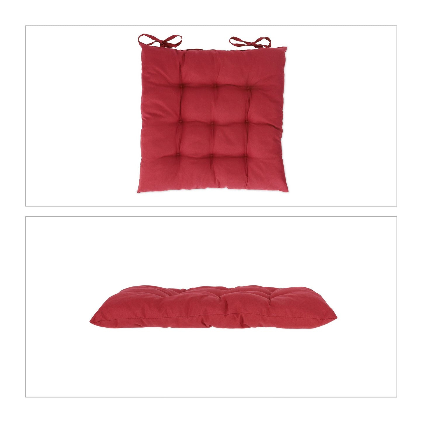 Cushion red set of 4
