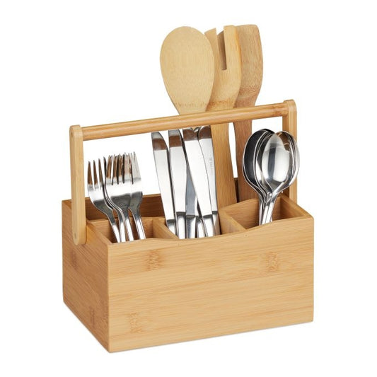 Cutlery Box with 4 Compartments