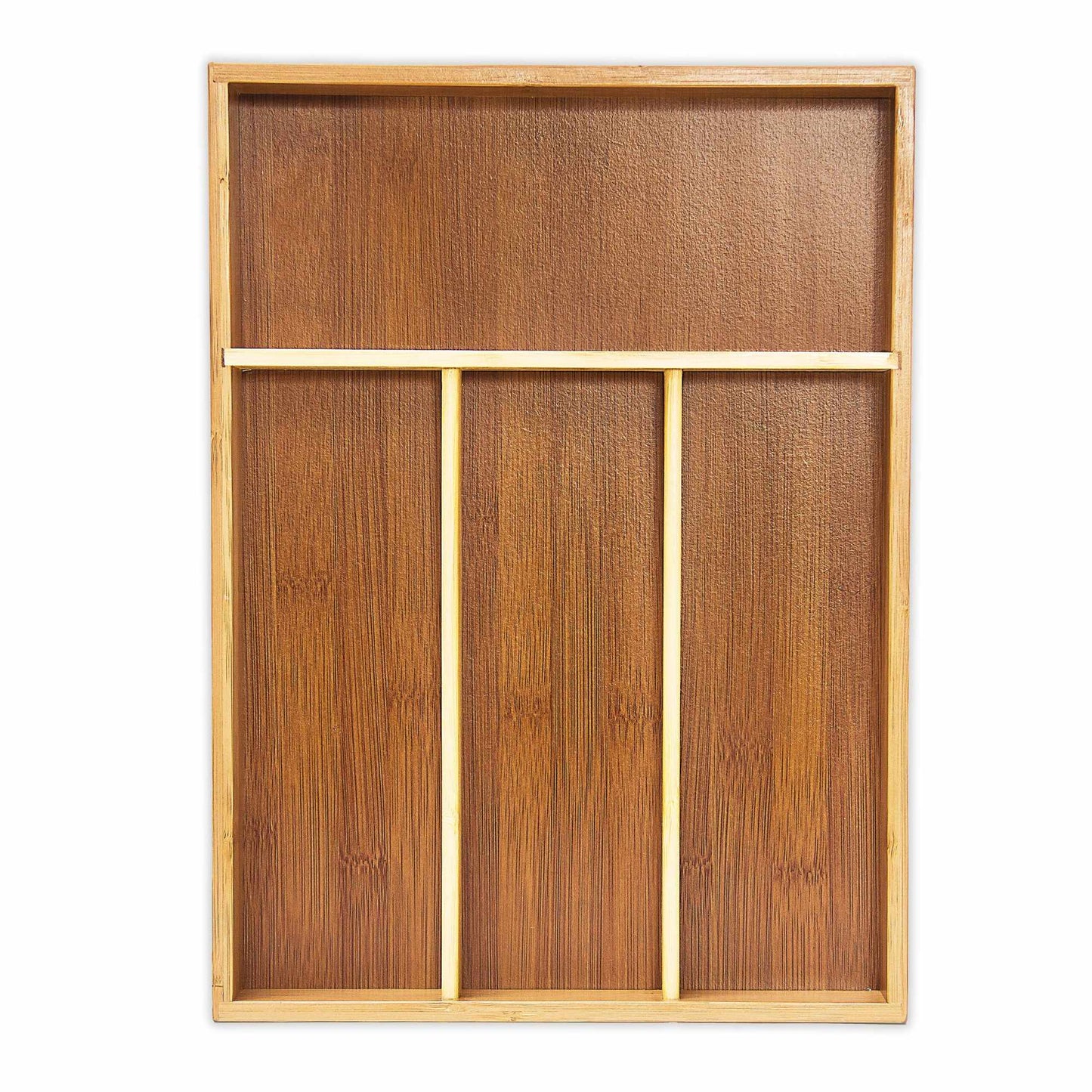 Cutlery box 4 compartments bamboo